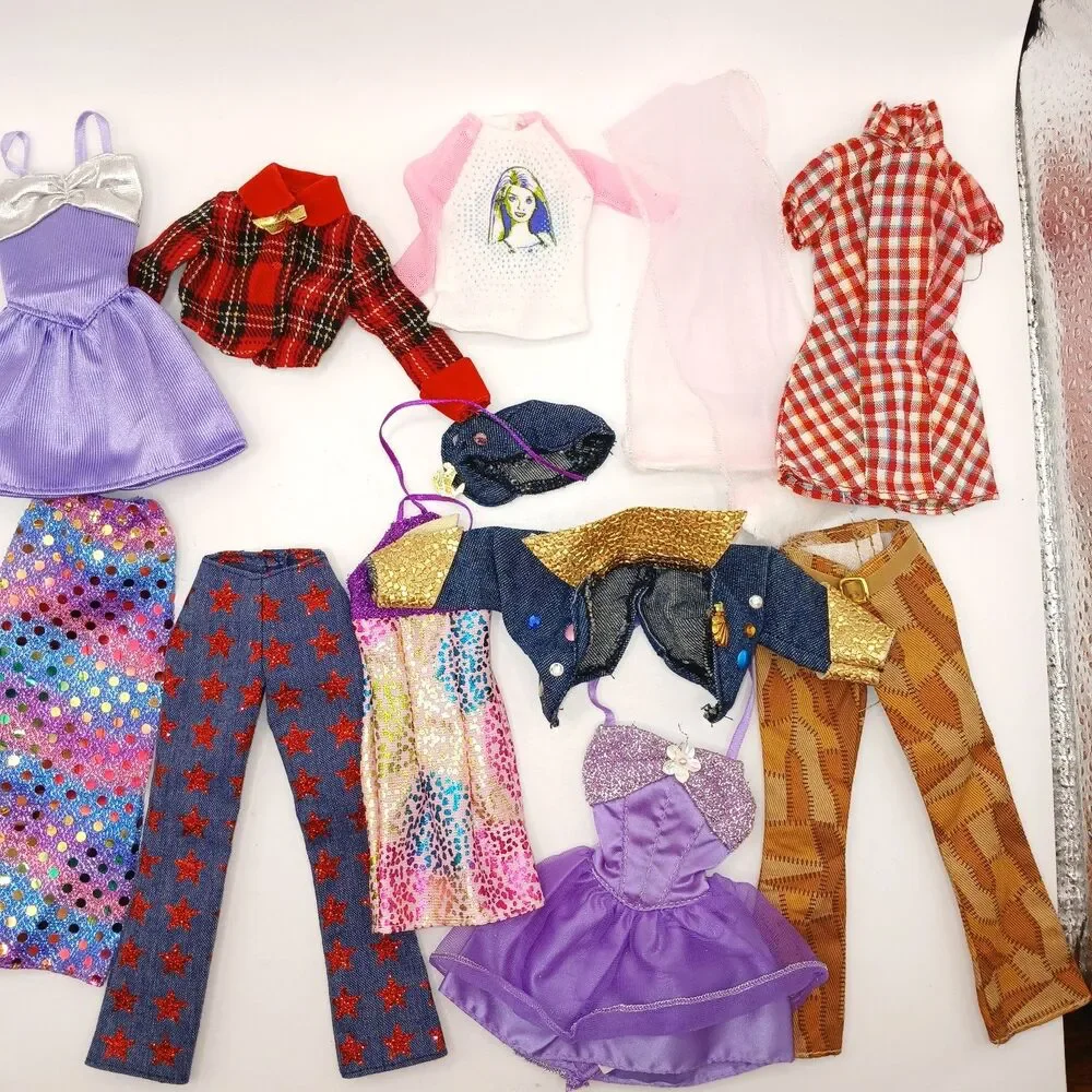 Barbie Doll Clothes Lot of 12 Fashion Avenue & Genuine Barbie Outfits 1990's+